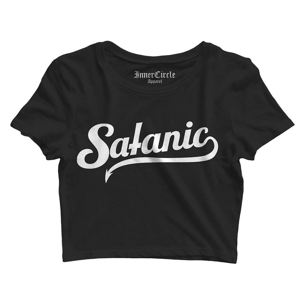 Satanic crop top